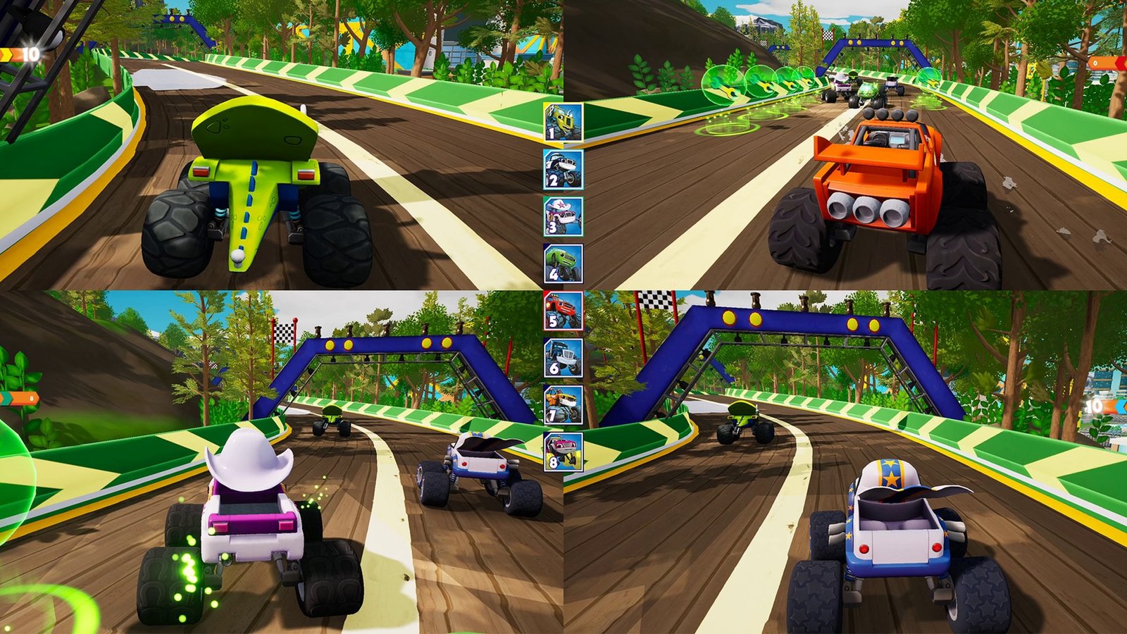 旋风战车队: 速度城赛车/Blaze and the Monster Machines: Axle City Racers