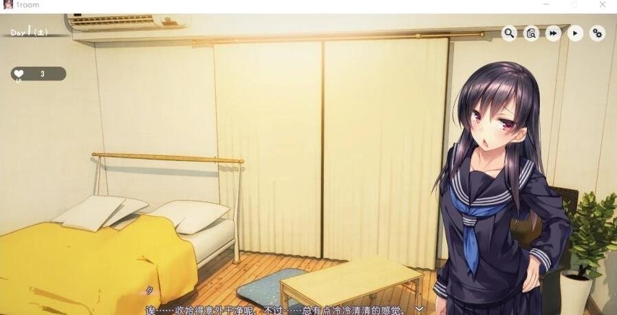 【PC/2D/互动养成/动态】家出少女-1room V1.23 官中完结版+CG存档【700M】