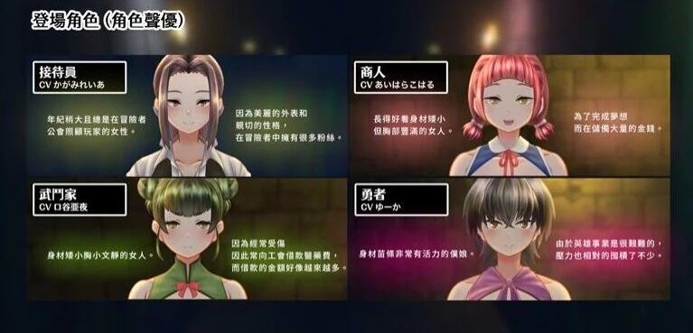 【PC/2D/互动SLG/中文/全动态】冒险者们的秘密工作 Ver1.01 官方中文版【750M】