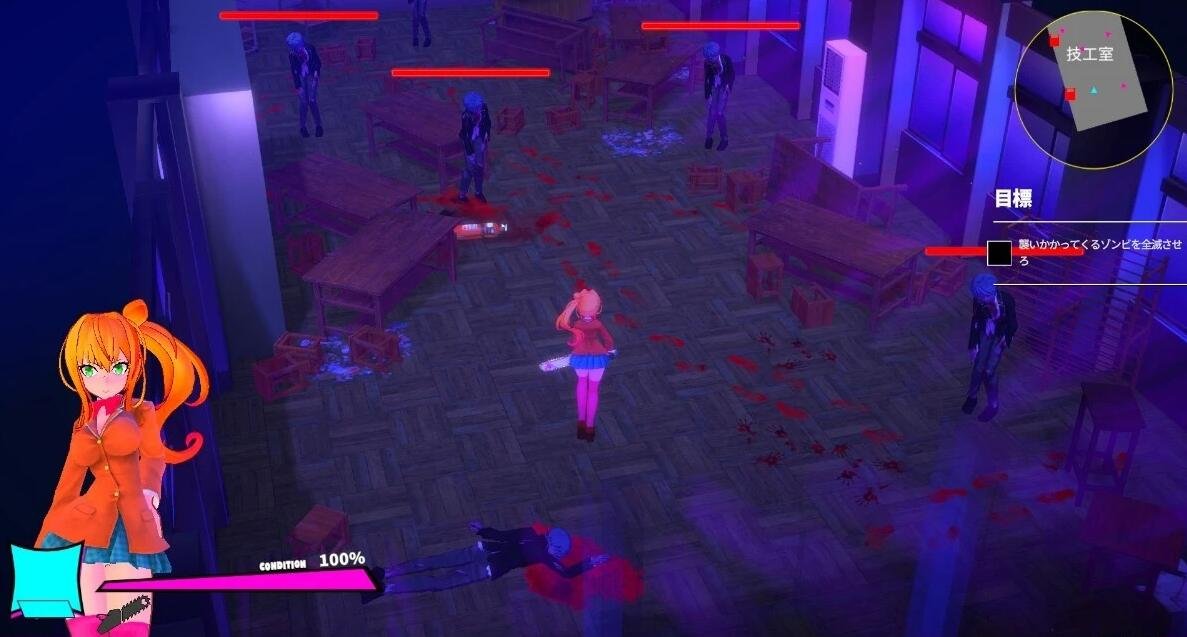 【PC/3D/ACT/中文/全动态】电锯辣妹与僵尸 V1.1.0 官方中文版【2.5G】