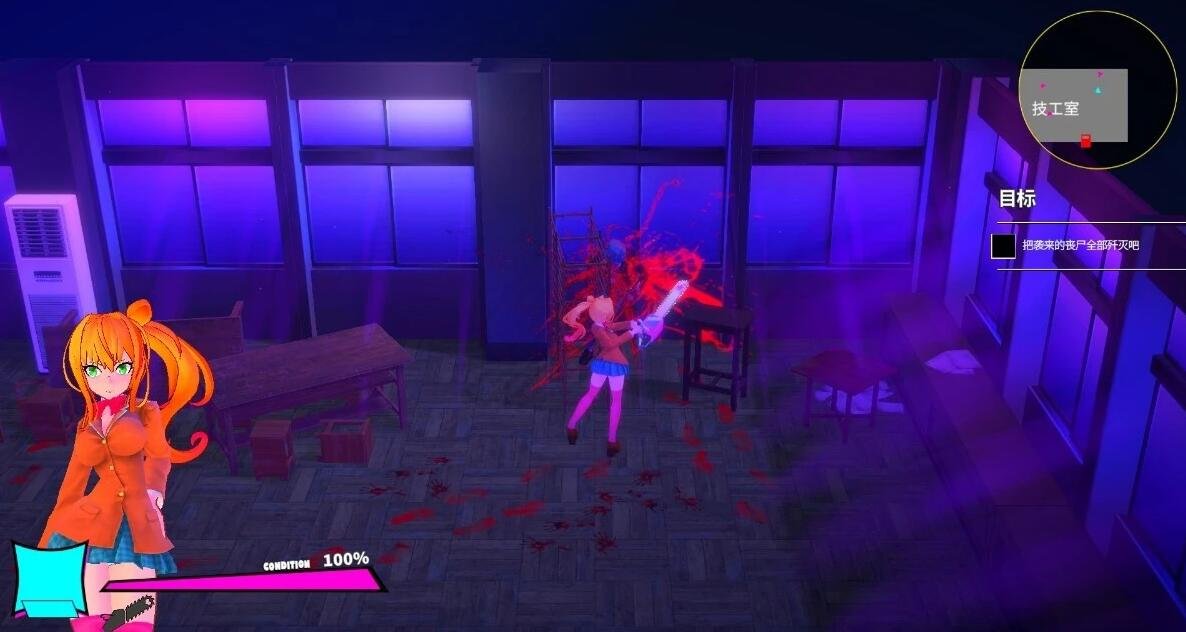 【PC/3D/ACT/中文/全动态】电锯辣妹与僵尸 V1.1.0 官方中文版【2.5G】