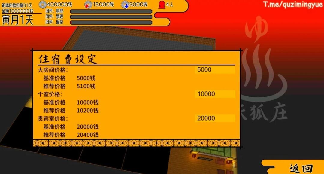 【PC/2D/SLG/中文】欢迎来到妖狐庄～温泉旅馆经营 DL官方中文版【550M】