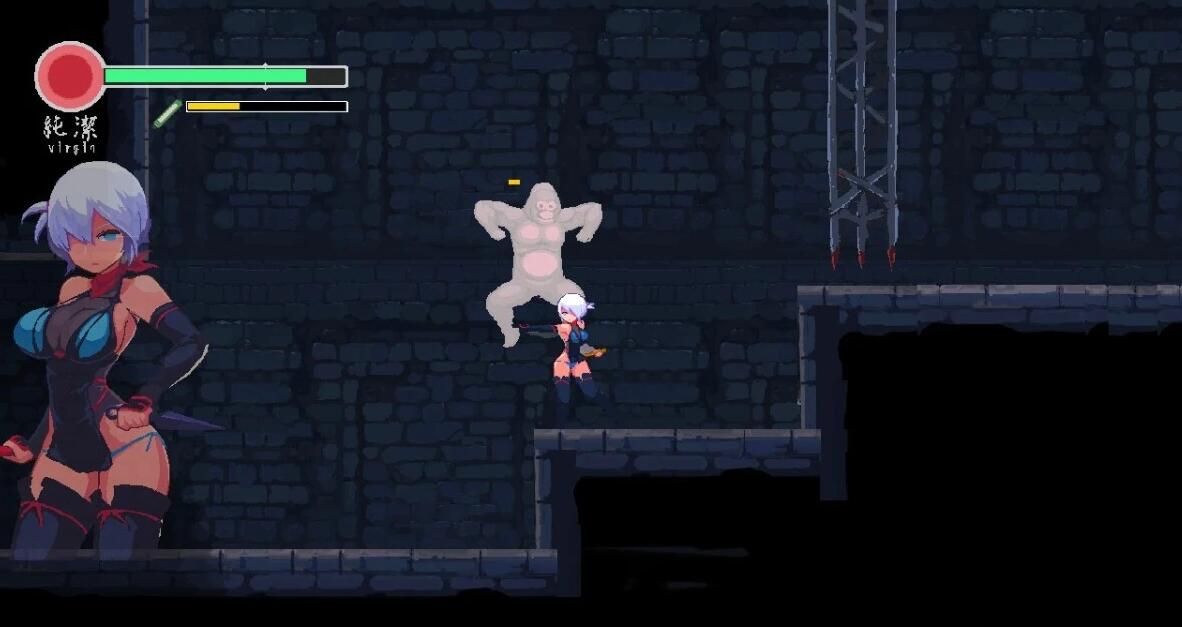 【PC/2D/ACT/日文/像素动态】復讐の夜霧 Yagiri V0.28 日文动作确认版【340M】