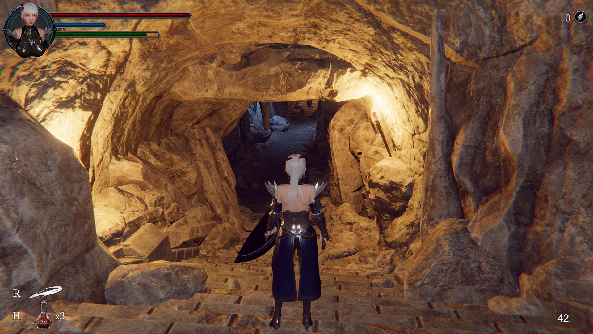 【PC/2D/ACT/汉化】地下城的女骑士 地下城の女騎士 官方中文步兵版+存档【3.3G】