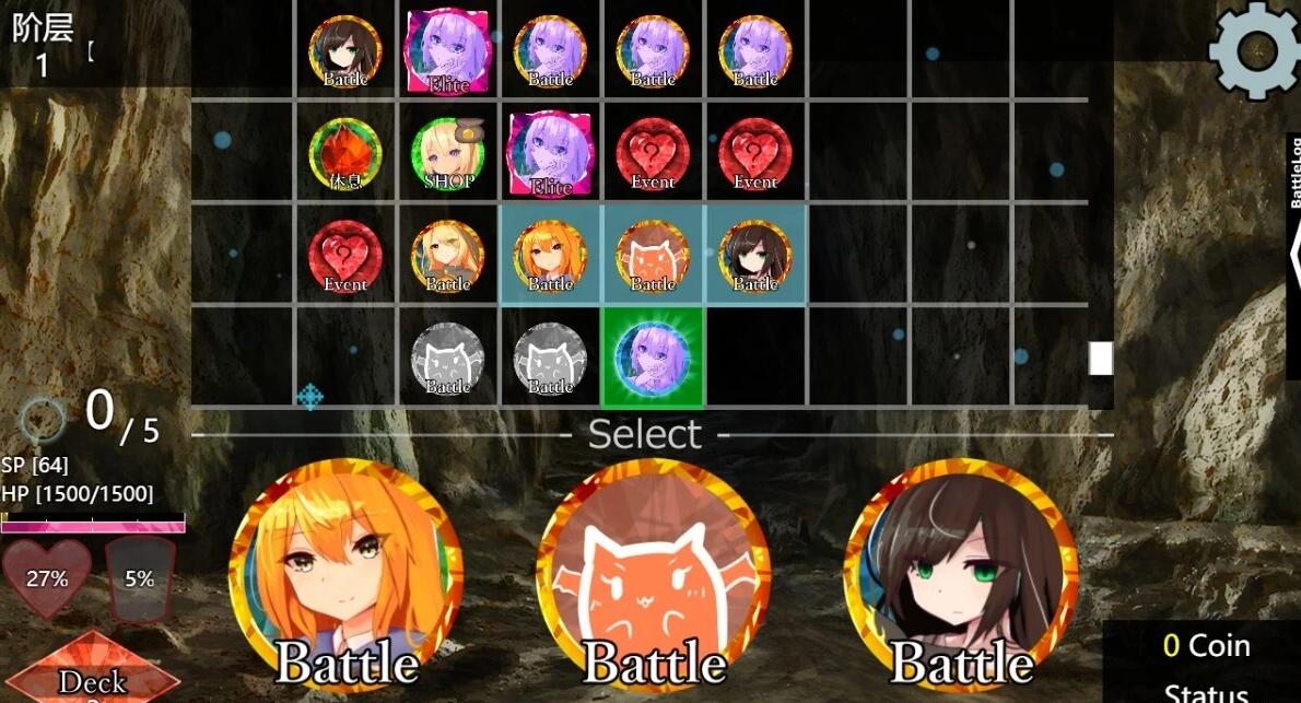 【PC/2D/RPG/汉化】负面卡牌和状态异常的男性向卡组构建 AI汉化+存档【3.5G】