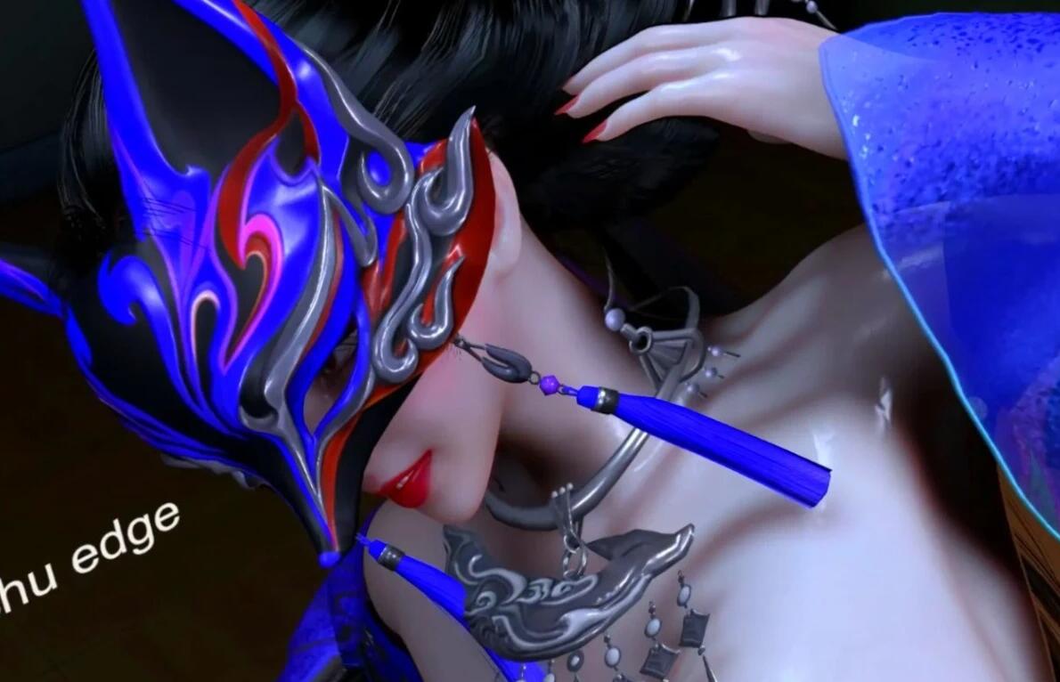 【DH/3D/VAM/同人】永劫无间 玉玲珑+古风+原审申鹤 精品模型动画【5V/6.7G】