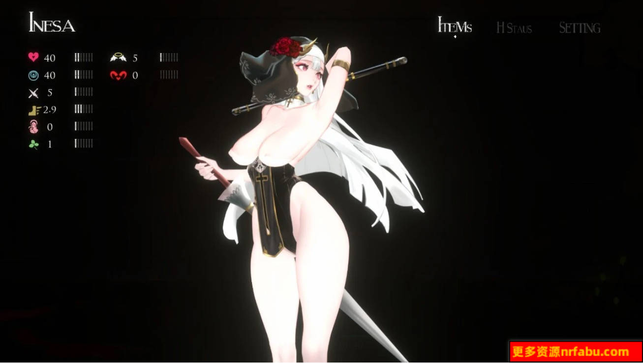 【PC/2D/ACT/中文/白丝高跟】神作:棘罪修女-伊妮莎 ThornSin V0.6.5 中文【3.8G】