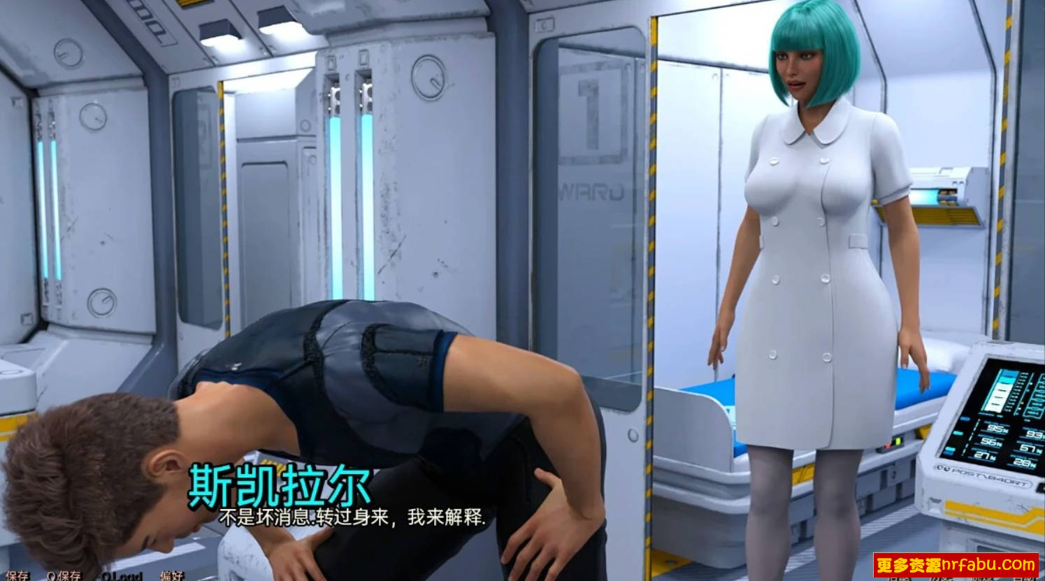 【SD/3D/欧美SLG/汉化】搁浅在太空 EP.13第1-13天 双端高压汉化版【1.6G】