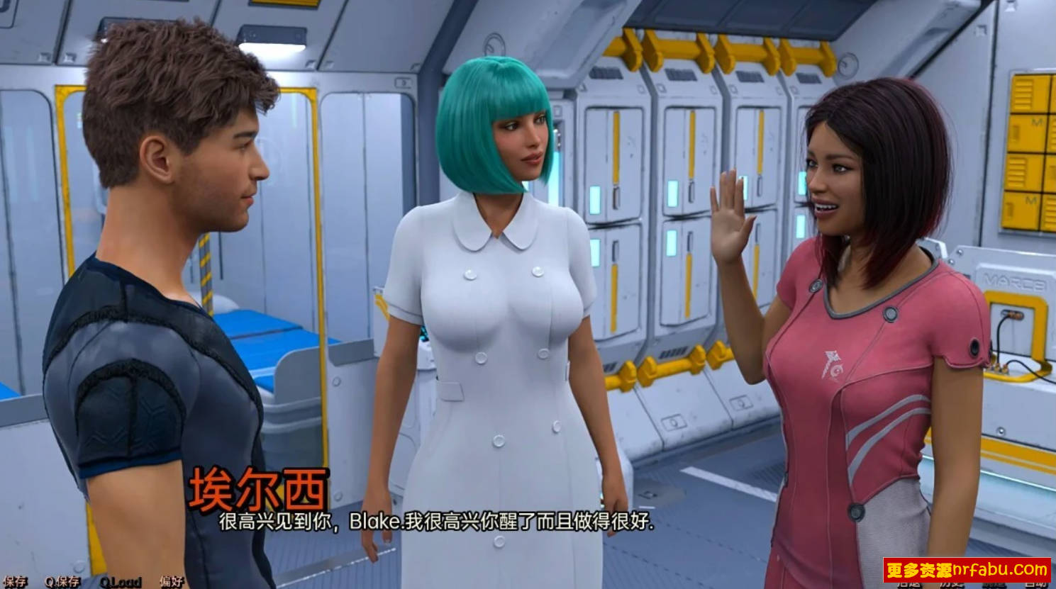 【SD/3D/欧美SLG/汉化】搁浅在太空 EP.13第1-13天 双端高压汉化版【1.6G】