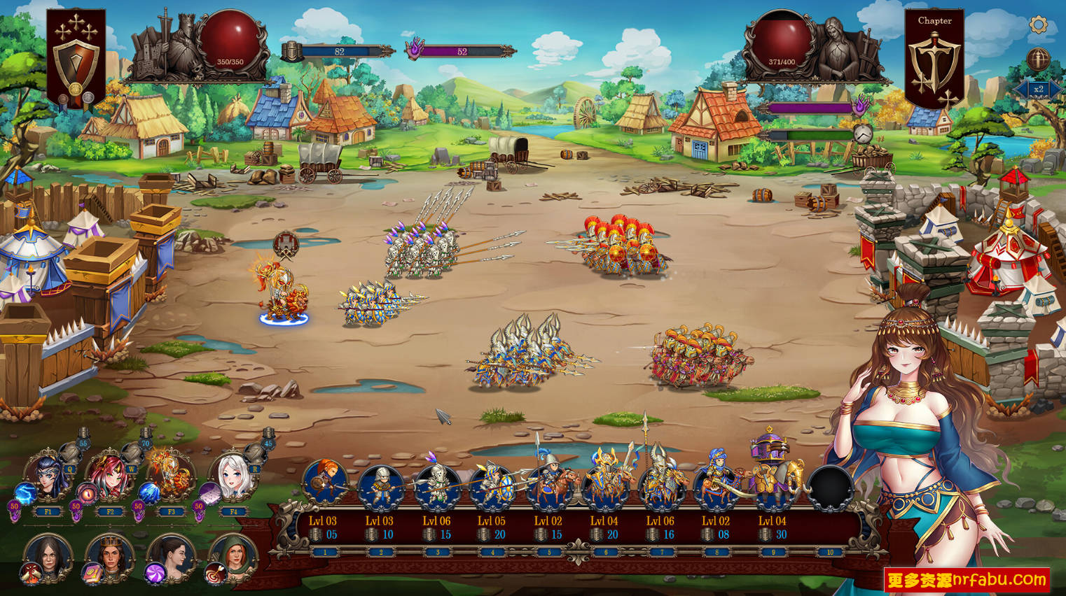 【PC/2D/塔防SLG/中文】爱与战争:机会英雄2 V1.0.0 STEAM官方中文版+DLC【3.7G】