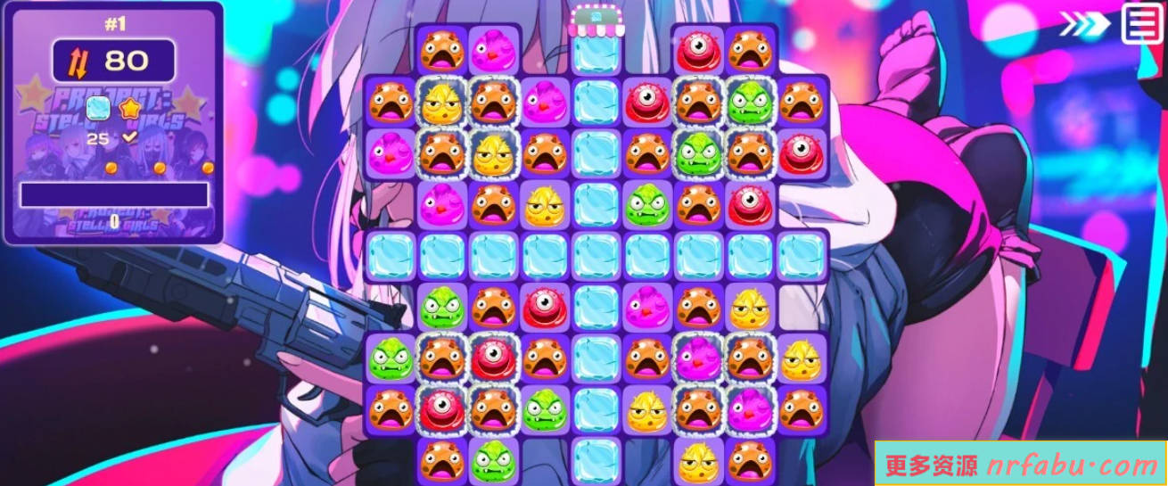 【PC/2D/三消SLG/中文】Project Stellar Girls STEAM官方中文步兵版【820M】